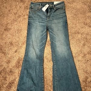 American Eagle Super Hi-Rise Flare